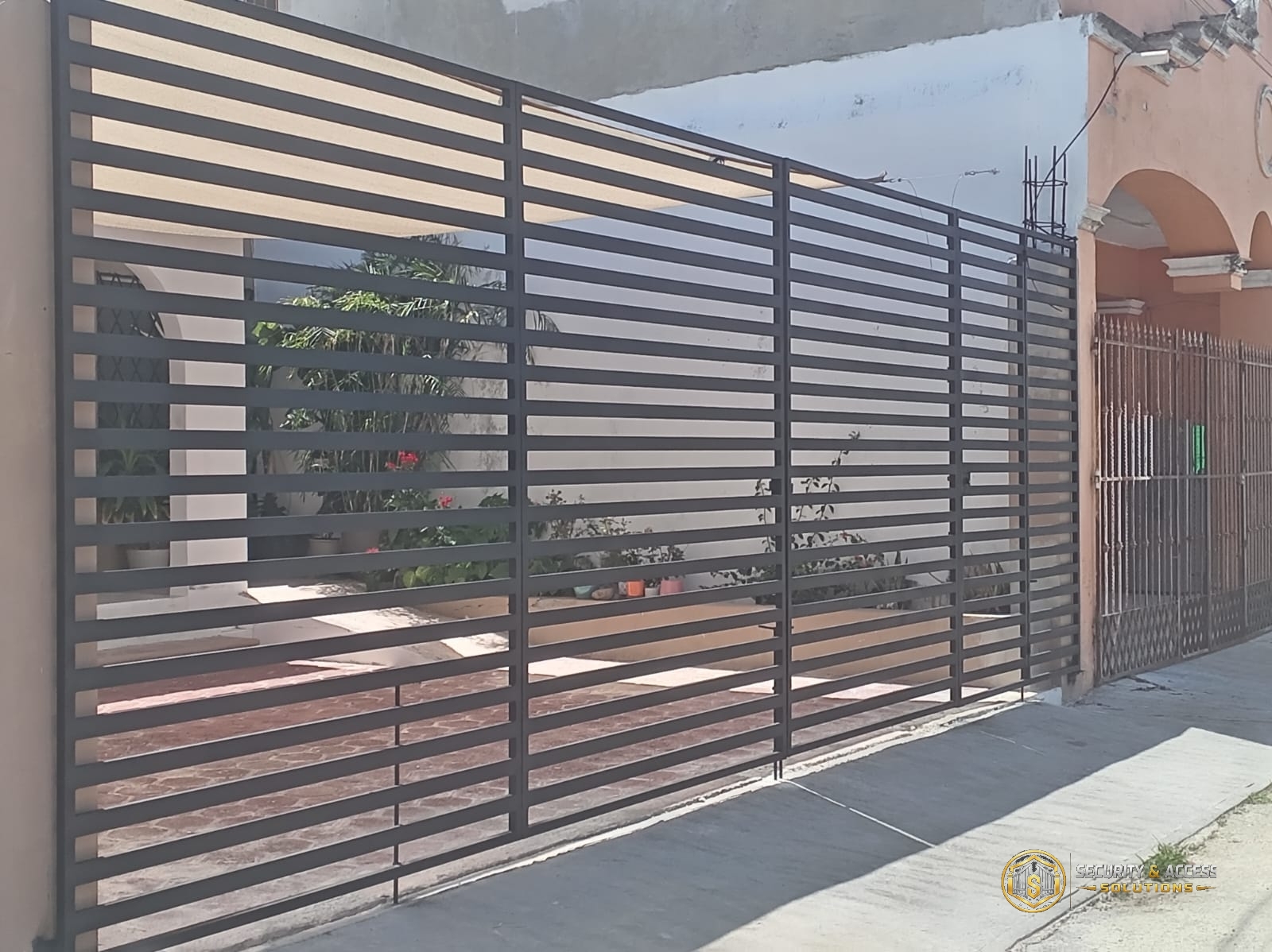 Custom metal fencing