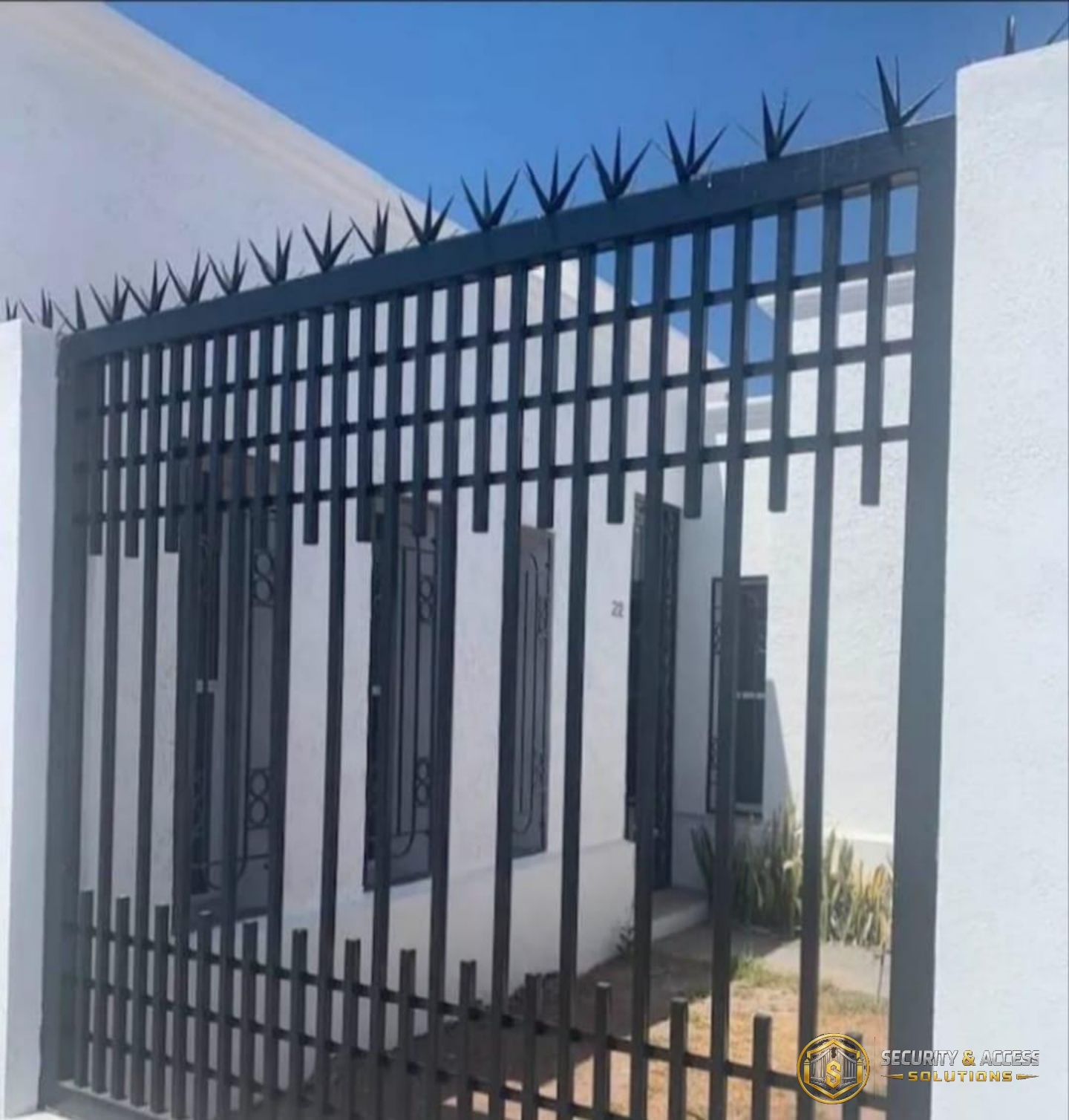 Custom metal security installation