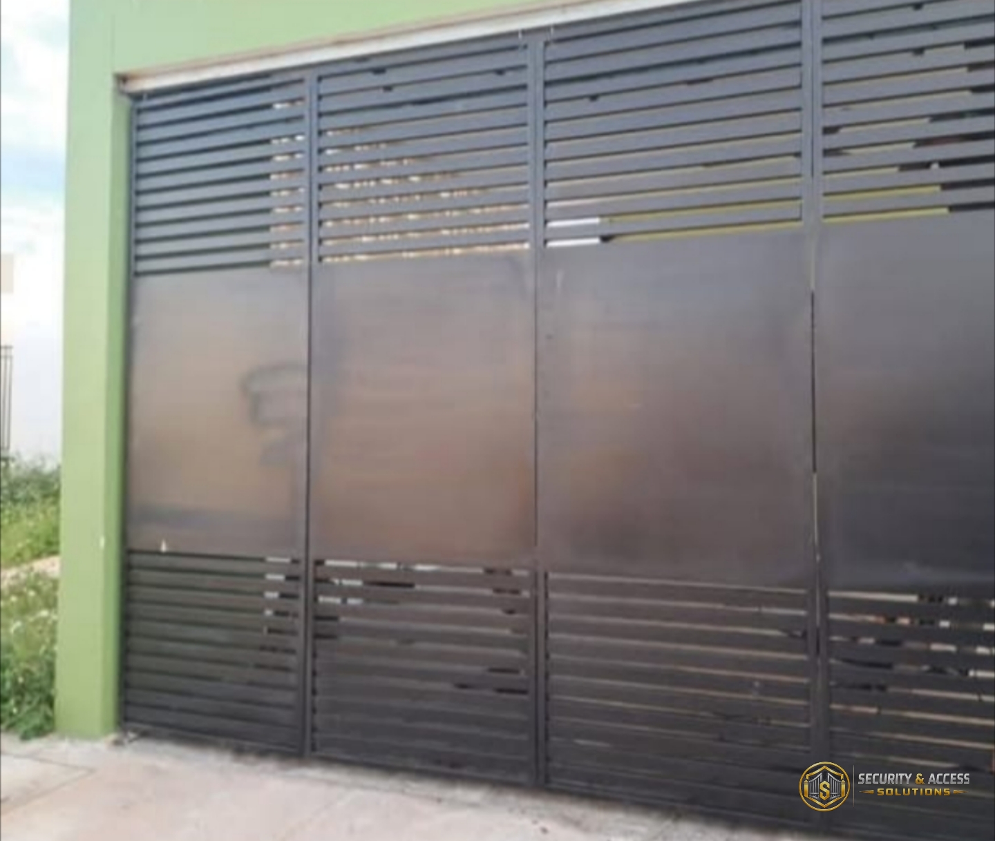 Custom metal fencing installation