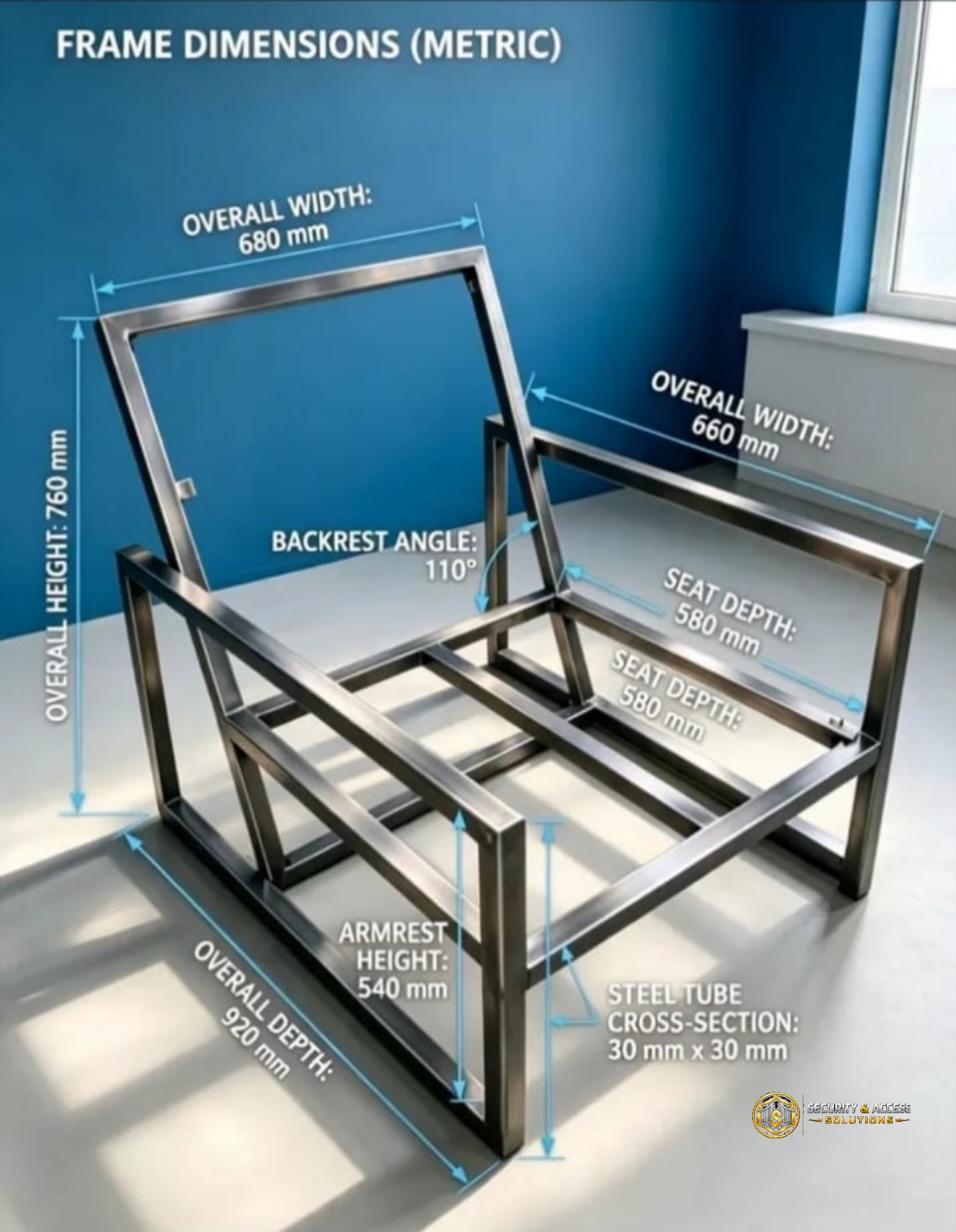 Custom steel structure